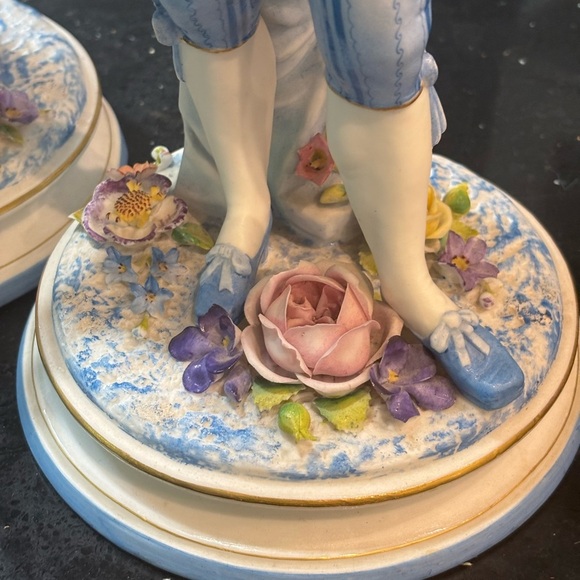 Antique French Bisque Figurines – 16” Pair of Elegant Man and Woman - Picture 15 of 15